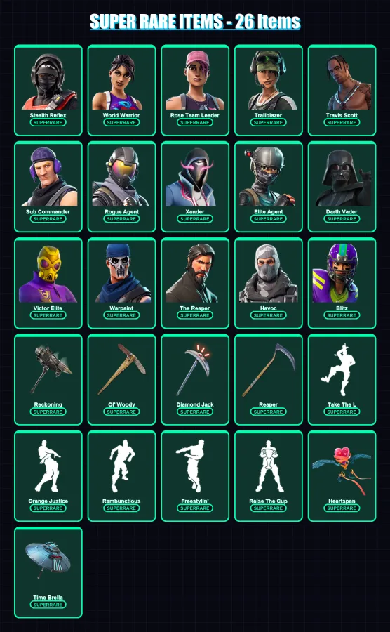 [PC/XBOX/PSN] | Stealth Reflex | World Warrior | Rose Team Leader | 342 skin | Lv4678