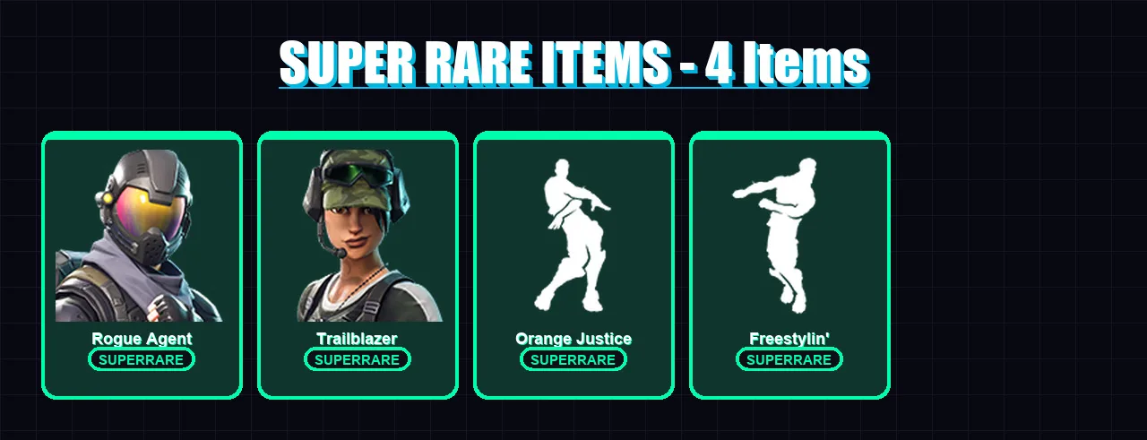 [PC/XBOX] | Rogue Agent | Trailblazer | Drift | The Visitor | Omega | 16 skin | 11 pickaxe | 16 emote | 17 glider | Lv302