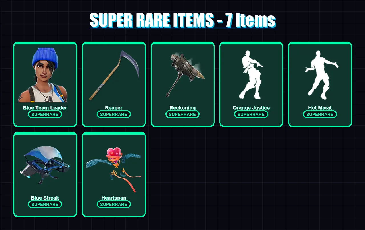 [PC] | Blue Team Leader | Carbide | Galaxy Scout | Ravage | Sentinel | 105 skin | 76 pickaxe | 78 emote | 72 glider | Lv1234