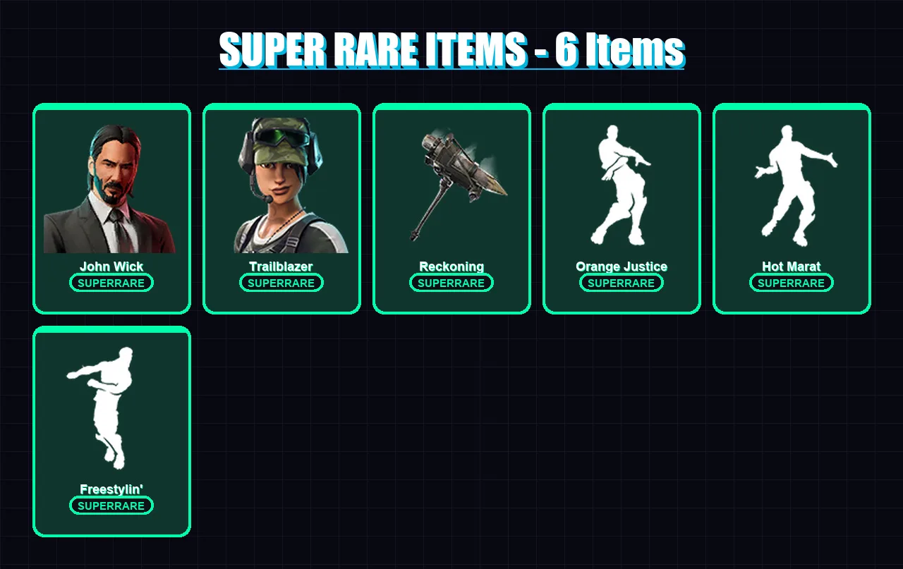 [PC/XBOX/PSN] | John Wick | Trailblazer | Ragnarok | Zenith | Sorana | 95 skin | 71 pickaxe | 90 emote | 79 glider | Lv994