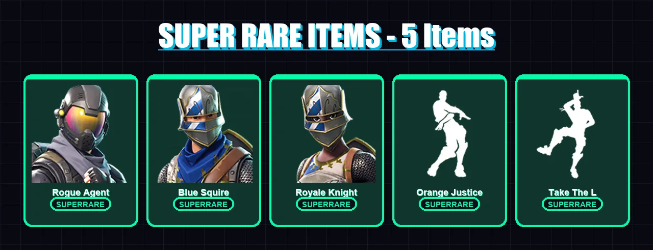 [PC/XBOX/PSN] | Rogue Agent | Blue Squire | Royale Knight | Wukong | Drift | 23 skin | 14 pickaxe | 29 emote | 23 glider | Lv397