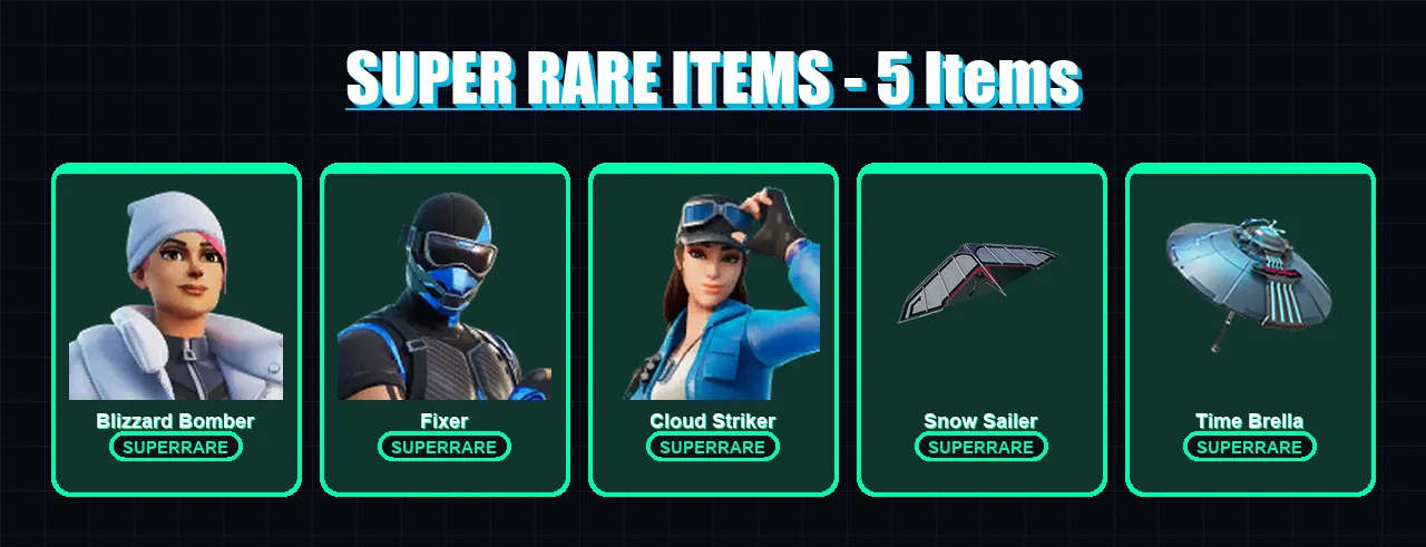 [PS4/PS5/XBOX/PC] | Blizzard Bomber | Fixer | Cloud Striker | Selene | Luke Skywalker | 18 skin | 35 pickaxe | 25 emote | 28 glider | Lv271