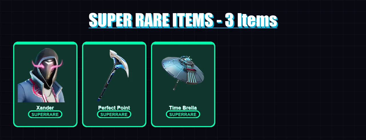 [PC/XBOX/PSN] | Xander | Zeus | Vi | The Imagined | Paradigm (Reality-659) | 61 skin | 103 pickaxe | 78 emote | 98 glider | Lv1710
