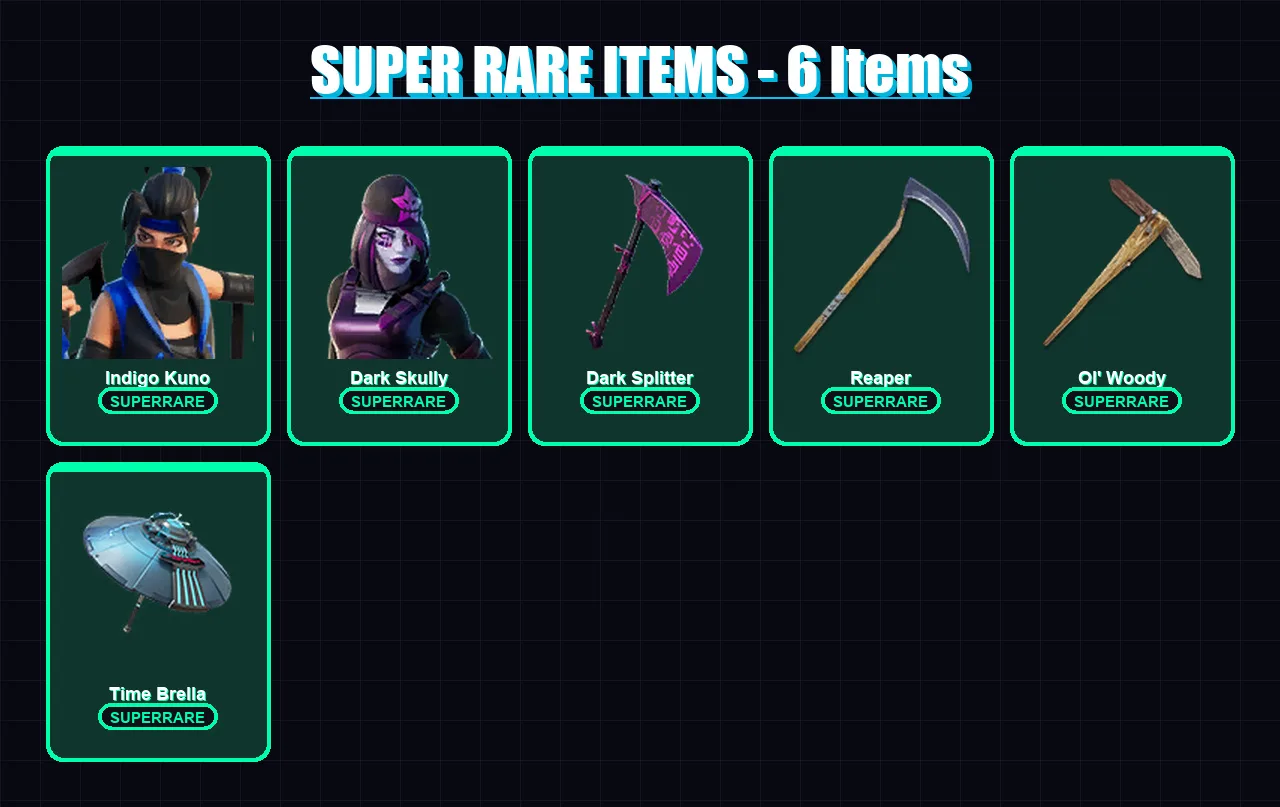 [PC/XBOX/PSN] | Indigo Kuno | Dark Skully | Galaxia | Lara Croft | Midas | 205 skin | 215 pickaxe | 162 emote | 135 glider | Lv2265