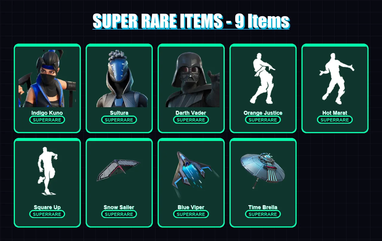[PC/XBOX/PSN] | Indigo Kuno | Lara Croft | Carbide | Drift | Sultura | 143 skin | 172 pickaxe | 128 emote | 149 glider | Lv2040