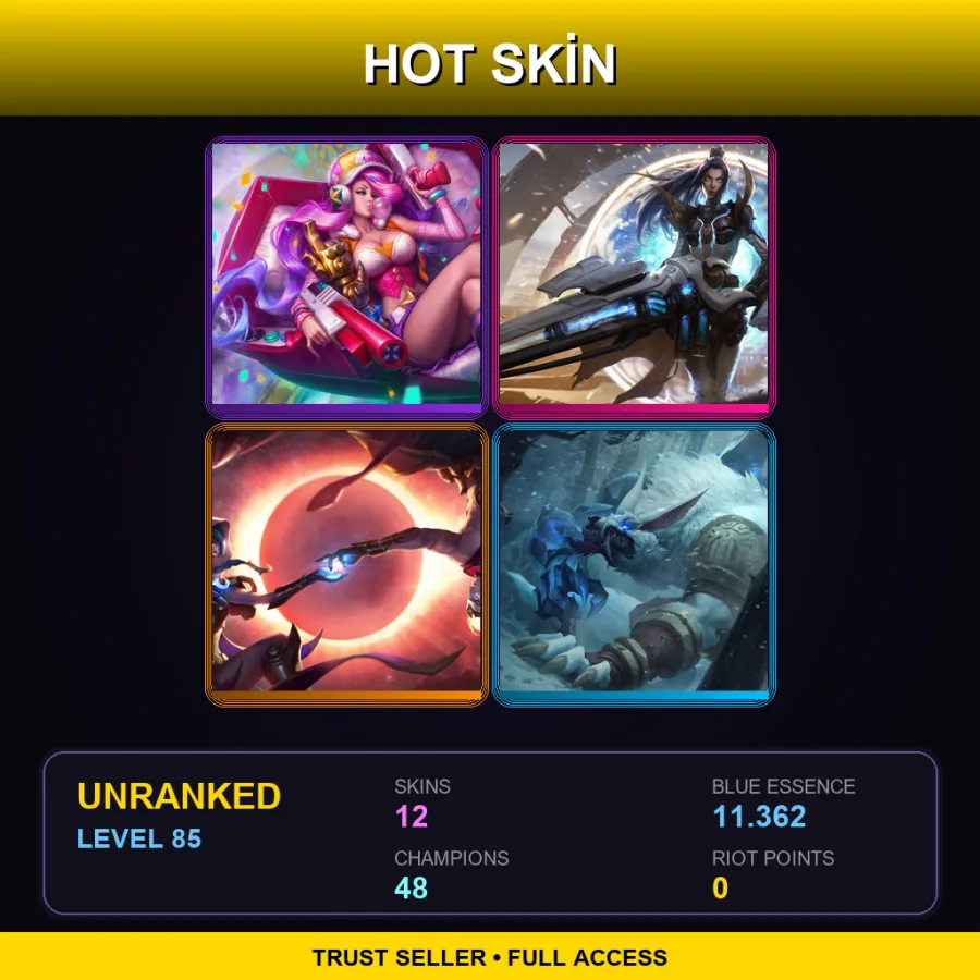 SG | Lv85 | Unranked | 12 Skin | 48 Champ — Renegade Talon