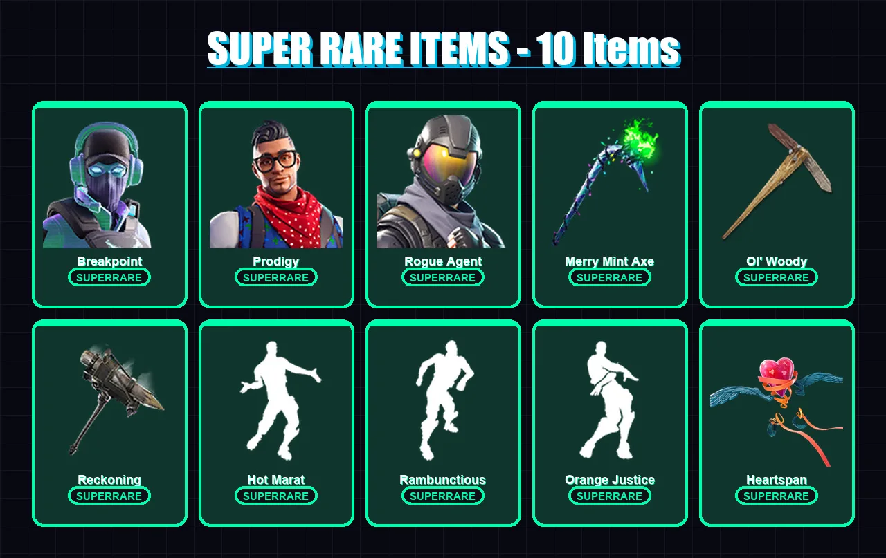 [PC/PSN] | Breakpoint | Prodigy | Rogue Agent | Ragnarok | Blackheart | 169 skin | 148 pickaxe | 168 emote | 113 glider | Lv1680
