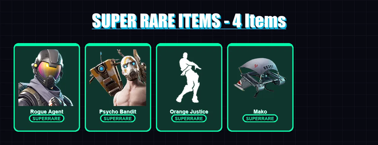 [PC/XBOX] | Rogue Agent | Psycho Bandit | Red Knight | Carbide | Drift | 12 skin | 9 pickaxe | 15 emote | 13 glider | Lv212