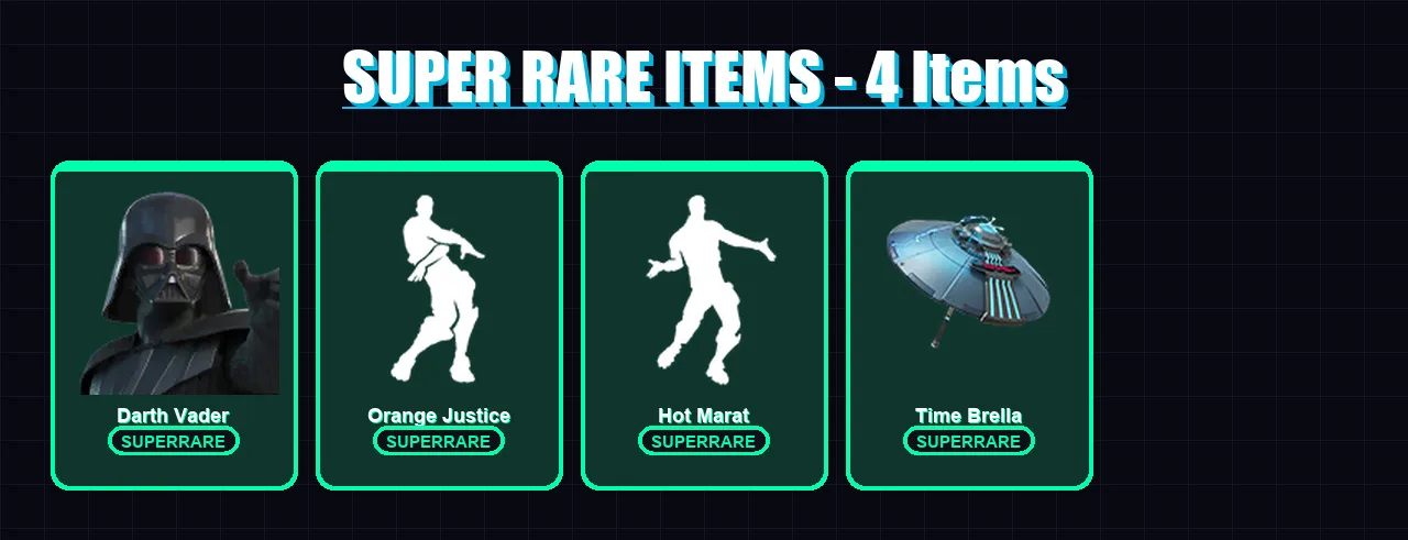 [PC/XBOX] | Darth Vader | Eternal Knight | Blackheart | Twyn | Spectra Knight | 197 skin | 266 pickaxe | 184 emote | 228 glider | Lv3287