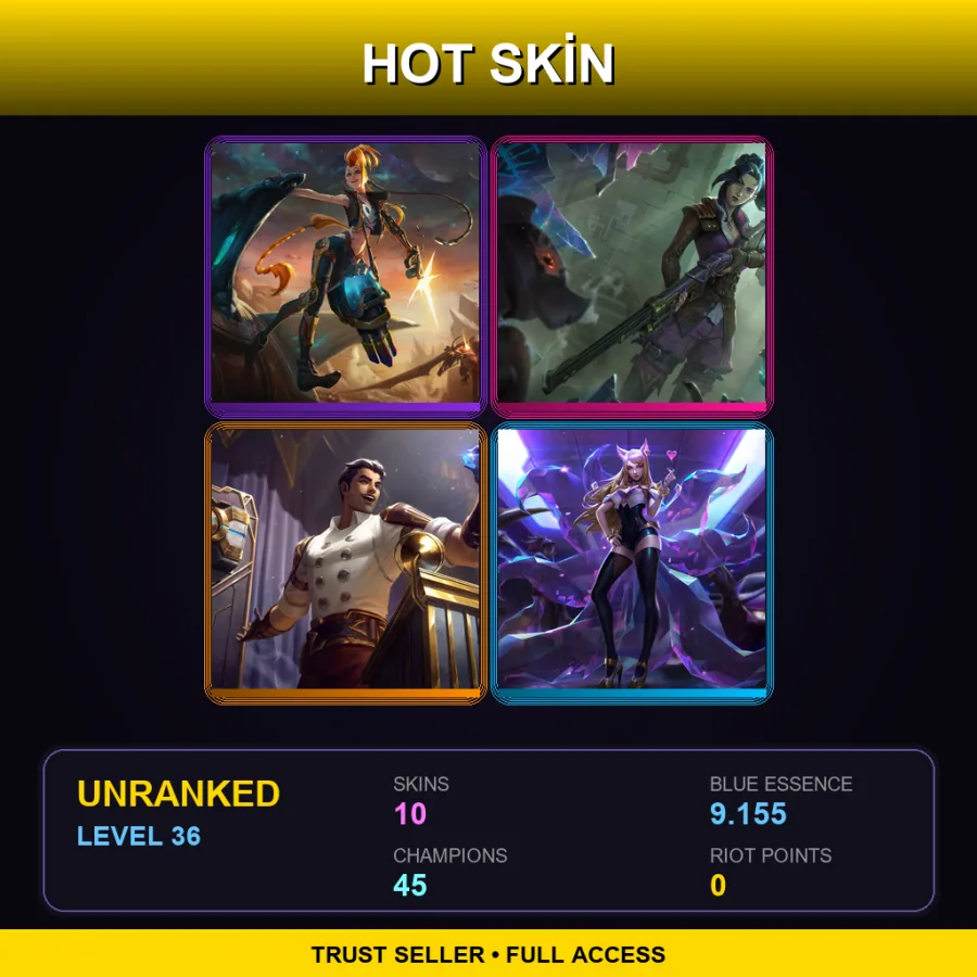 LAS | Lv36 | Unranked | 10 Skin | 45 Champ — Silent Night Sona
