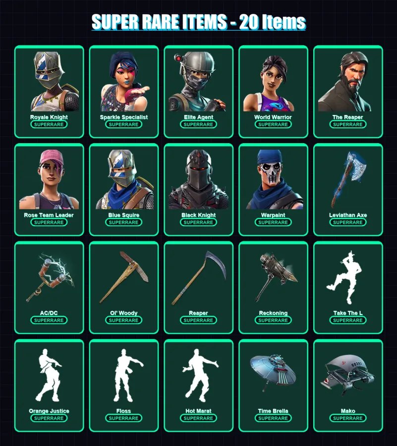 [PC/PSN] | Royale Knight | Sparkle Specialist | Elite Agent | World Warrior | The Reaper | 248 skin | 204 pickaxe | 158 emote | 173 glider | Lv2472