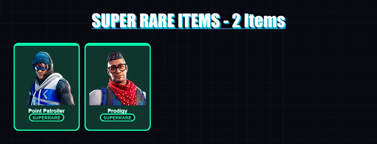 [PC/XBOX/PSN] | Point Patroller | Prodigy | The Origin | The Imagined | Snap | 17 skin | 20 pickaxe | 13 emote | 25 glider | Lv410