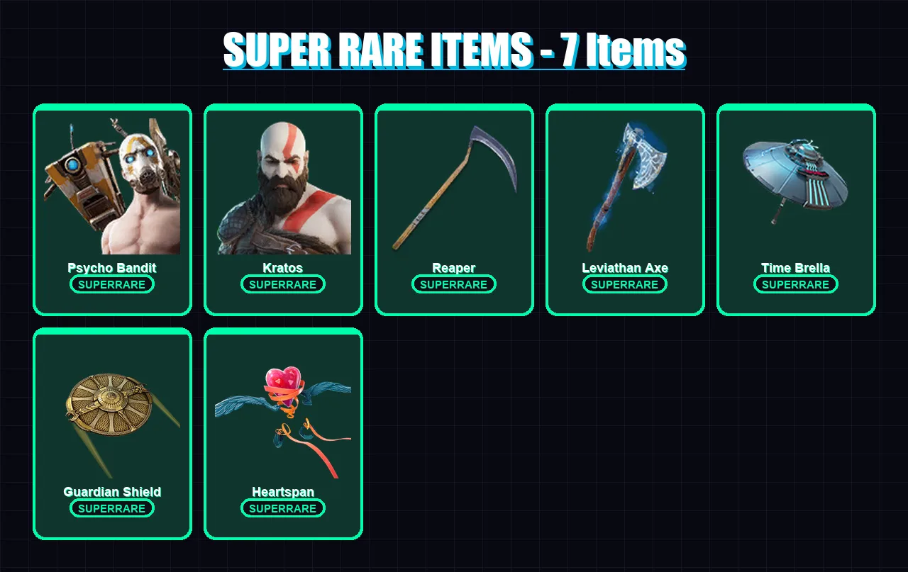 [PC/PSN] | Psycho Bandit | Kratos | Raz | Peter Griffin | Joey | 197 skin | 187 pickaxe | 125 emote | 124 glider | Lv1657