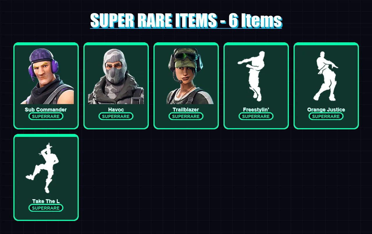 [PC/XBOX/PSN] | Sub Commander | Havoc | Trailblazer | The Visitor | Valor | 17 skin | 11 pickaxe | 13 emote | 13 glider | Lv150 — Fortnite account