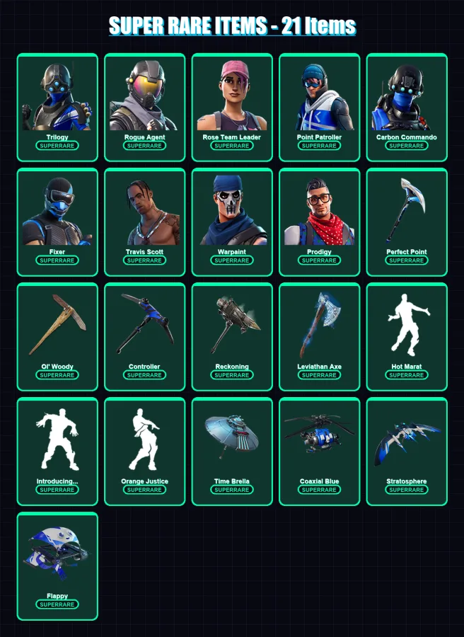 [SWITCH/XBOX/PC] | Trilogy | Rogue Agent | Rose Team Leader | 129 skin | Lv1875