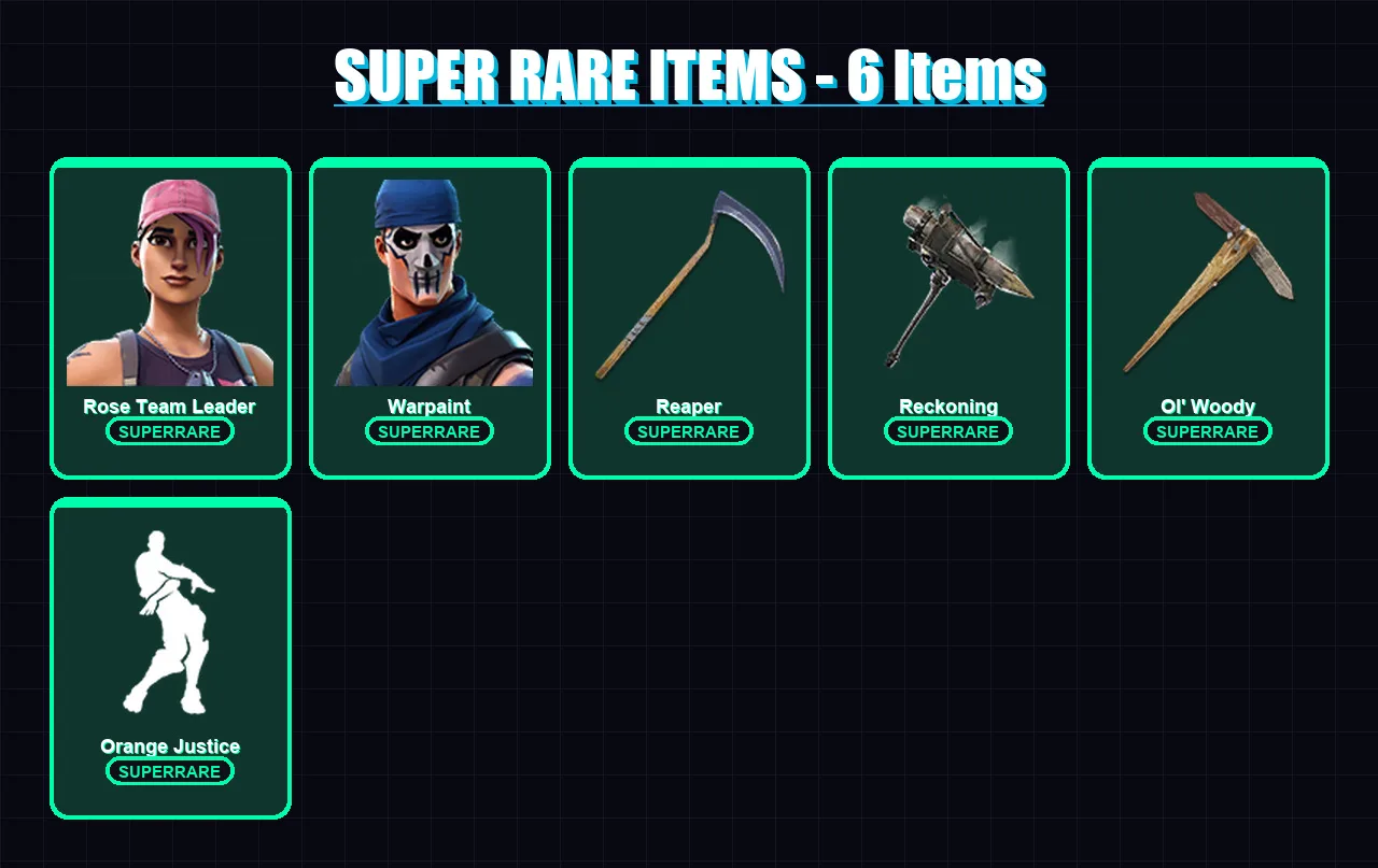 [PC/XBOX/PSN] | Rose Team Leader | Warpaint | Ragnarok | Drift | Valor | 87 skin | 68 pickaxe | 68 emote | 64 glider | Lv696
