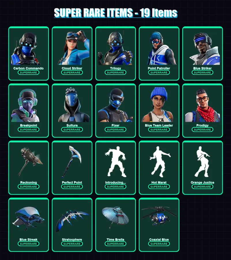 [PS4/PS5/XBOX/PC] | Carbon Commando | Cloud Striker | Trilogy | 140 skin | Lv2706