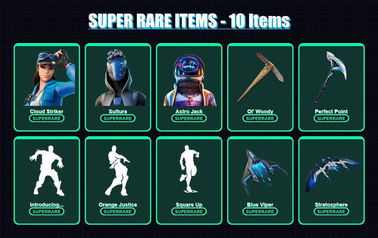 [PC] | Cloud Striker | Sultura | Astro Jack | Fusion | Cuddle Team Leader | 87 skin | 102 pickaxe | 88 emote | 85 glider | Lv1381