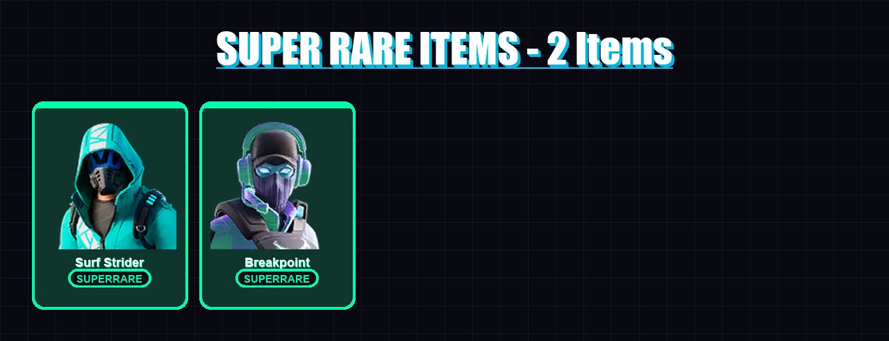 [PC/PSN] | Surf Strider | Breakpoint | Peter Griffin | Fade | Mandalorian | 99 skin | 153 pickaxe | 99 emote | 121 glider | Lv1680