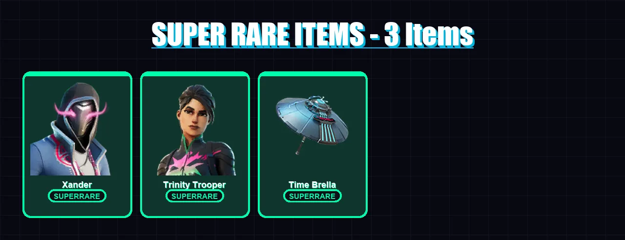 [PC/XBOX] | Xander | Trinity Trooper | Ronin | Frostbite | Fallen Love Ranger | 53 skin | 89 pickaxe | 67 emote | 78 glider | Lv1885 — Fortnite account
