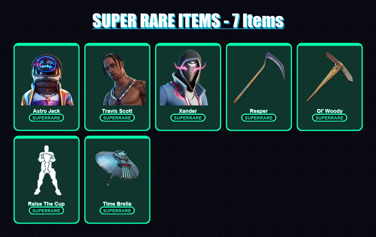 [PC/XBOX] | Astro Jack | Travis Scott | Xander | Peter Griffin | The Ageless | 152 skin | 195 pickaxe | 186 emote | 164 glider | Lv2672