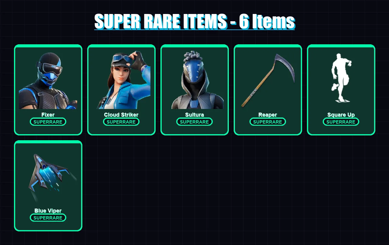 [PS4/PS5/XBOX/PC] | Fixer | Cloud Striker | Sultura | Menace | Gear Specialist Maya | 60 skin | 62 pickaxe | 54 emote | 52 glider | Lv850