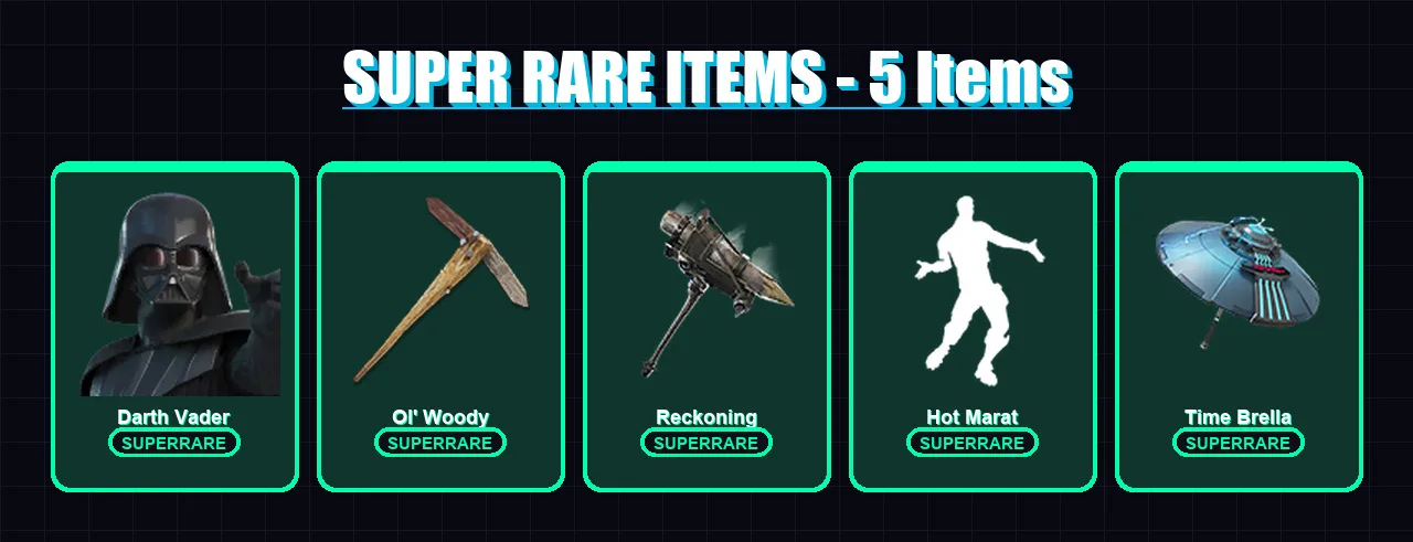 [PC/XBOX/PSN] | Darth Vader | Drift | The Foundation | Deadpool | Spider Knight | 185 skin | 165 pickaxe | 269 emote | 119 glider | Lv1636