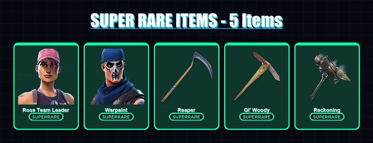 [PC/XBOX/PSN] | Rose Team Leader | Warpaint | Enforcer | Calamity | Ragnarok | 20 skin | 20 pickaxe | 18 emote | 21 glider | Lv237 — Fortnite account