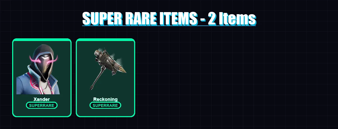 [PS4/PS5/XBOX/PC] | Xander | Catalyst | Zenith | Calamity | Lynx | 20 skin | 37 pickaxe | 28 emote | 35 glider | Lv628