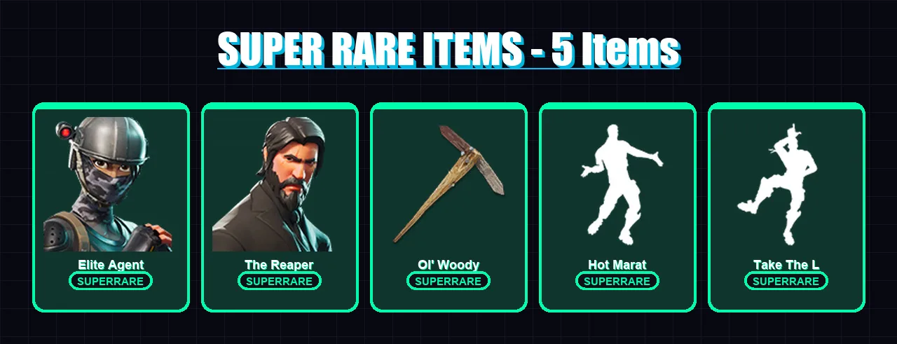 [PC] | Elite Agent | The Reaper | Lynx | Zenith | Singularity | 23 skin | 30 pickaxe | 41 emote | 31 glider | Lv443