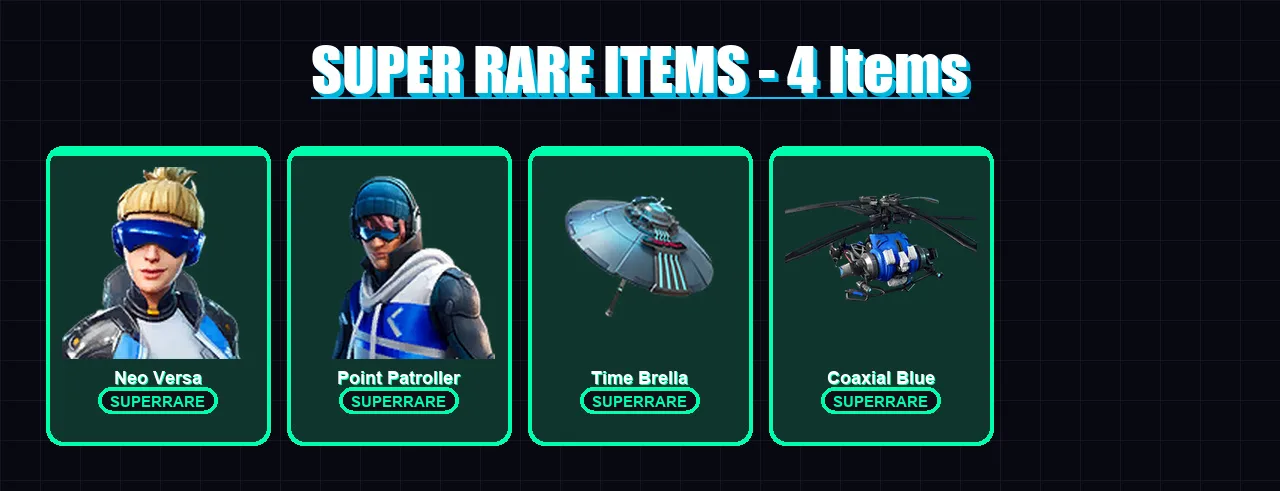 [PS4/PS5/XBOX/PC] | Neo Versa | Point Patroller | Fusion | Gear Specialist Maya | Sentinel | 51 skin | 75 pickaxe | 96 emote | 79 glider | Lv1182