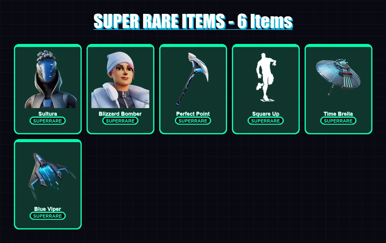 [PS4/PS5/XBOX/PC] | Sultura | Blizzard Bomber | Kado Thorne | Zeus | Valeria | 68 skin | 86 pickaxe | 68 emote | 71 glider | Lv1002
