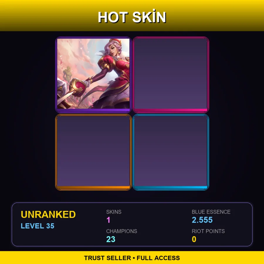 LAS | Lv35 | Unranked | 1 Skin | 23 Champ