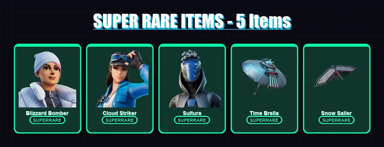 [PC/XBOX] | Blizzard Bomber | Cloud Striker | Sultura | Zenith | Predator | 77 skin | 83 pickaxe | 71 emote | 72 glider | Lv1007
