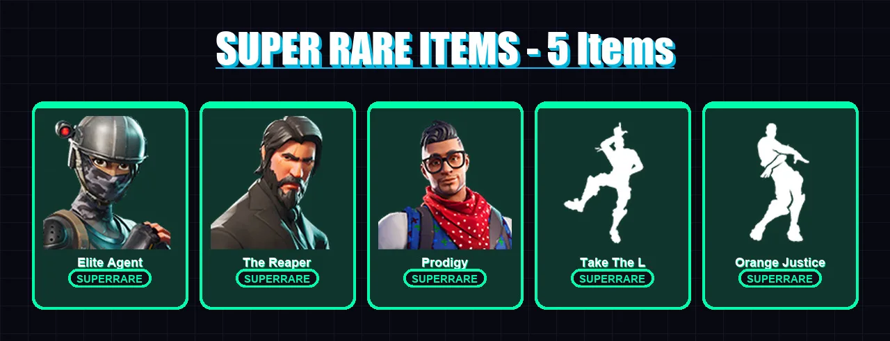 [PS4/PS5/XBOX/PC] | Elite Agent | The Reaper | Prodigy | Enforcer | The Visitor | 23 skin | 12 pickaxe | 16 emote | 15 glider | Lv199