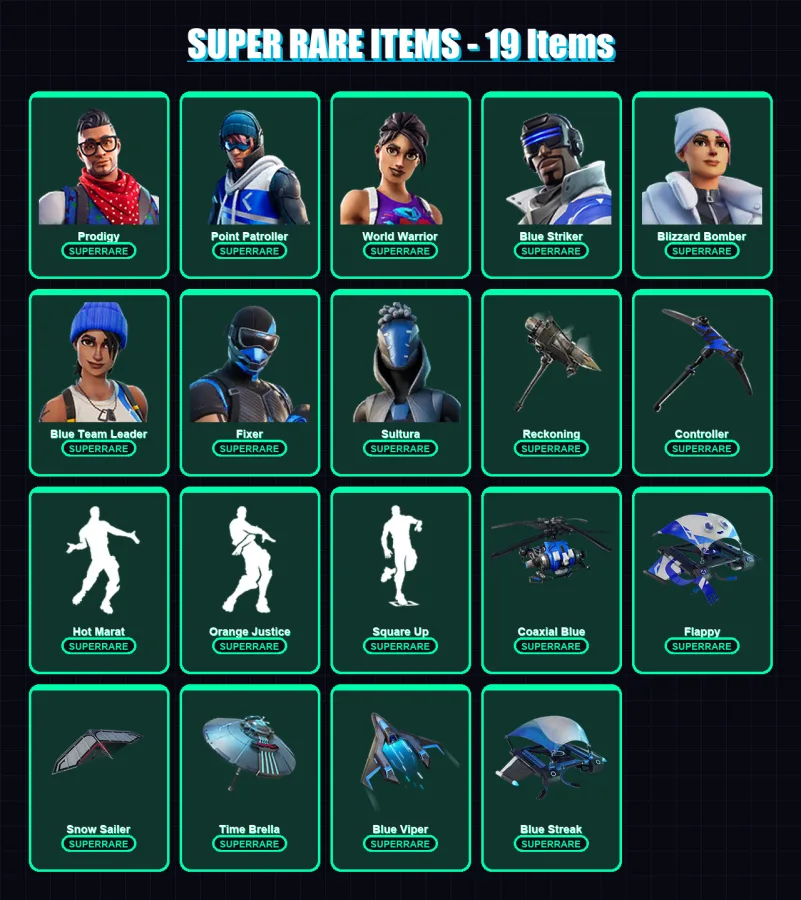 [PS4/PS5/XBOX/PC] | Prodigy | Point Patroller | World Warrior | 162 skin | Lv2089