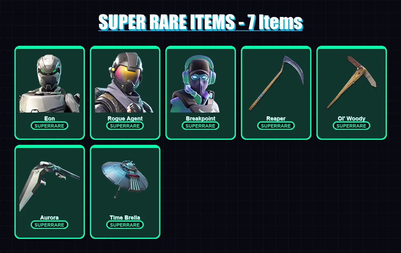[PC/XBOX/PSN] | Eon | Rogue Agent | Midas | Lynx | Blackheart | 130 skin | 145 pickaxe | 150 emote | 128 glider | Lv1675