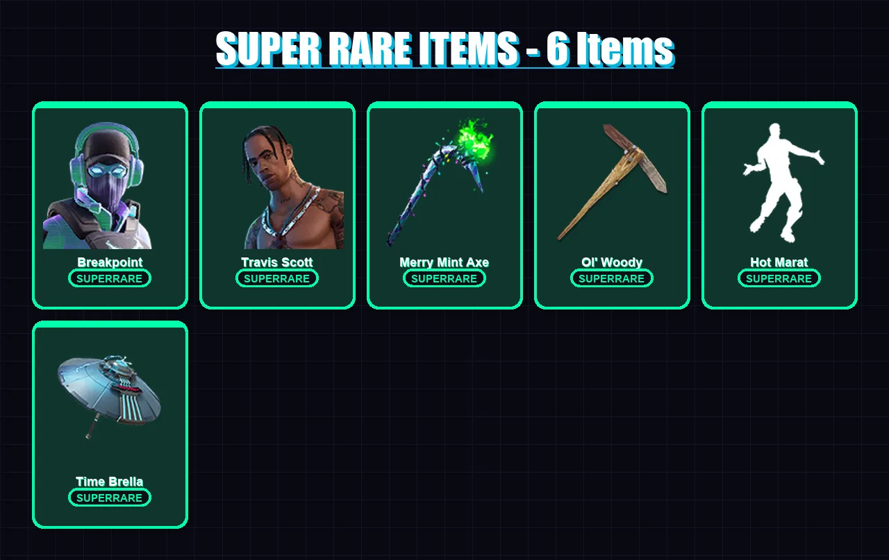 [PC] | Breakpoint | Travis Scott | Sentinel | Gear Specialist Maya | Sorana | 135 skin | 167 pickaxe | 178 emote | 141 glider | Lv2039 — Fortnite account