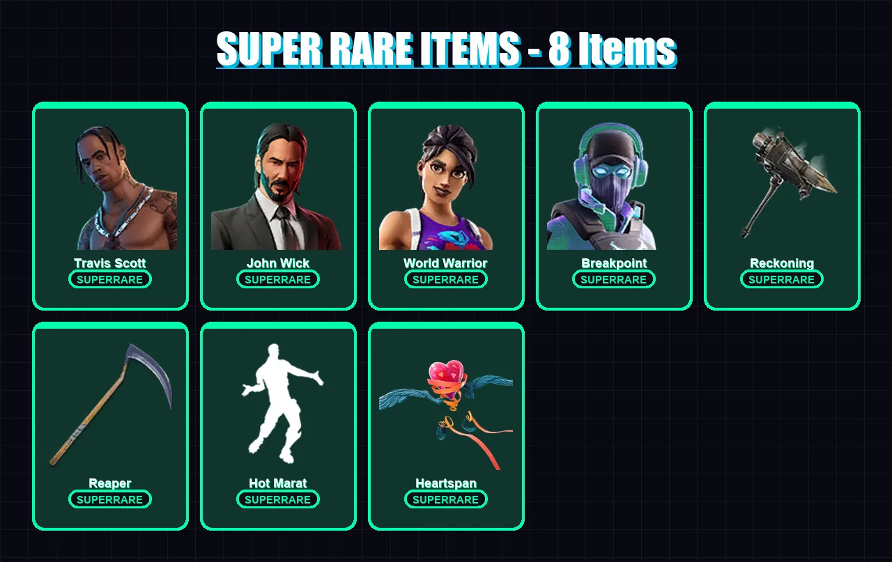 [PC/XBOX/PSN] | Travis Scott | John Wick | World Warrior | Breakpoint | Deadpool | 122 skin | 120 pickaxe | 114 emote | 102 glider | Lv1351 — Fortnite account