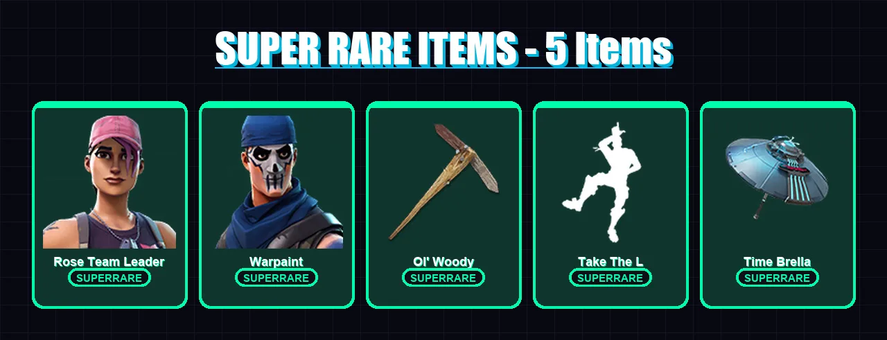 [PC/XBOX/PSN] | Rose Team Leader | Warpaint | Lynx | Zenith | Peter Griffin | 62 skin | 65 pickaxe | 58 emote | 57 glider | Lv571