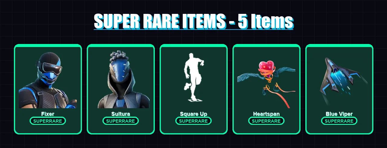 [PS4/PS5/XBOX/PC] | Fixer | Sultura | Hybrid | Fade | Rox | 46 skin | 54 pickaxe | 61 emote | 65 glider | Lv800