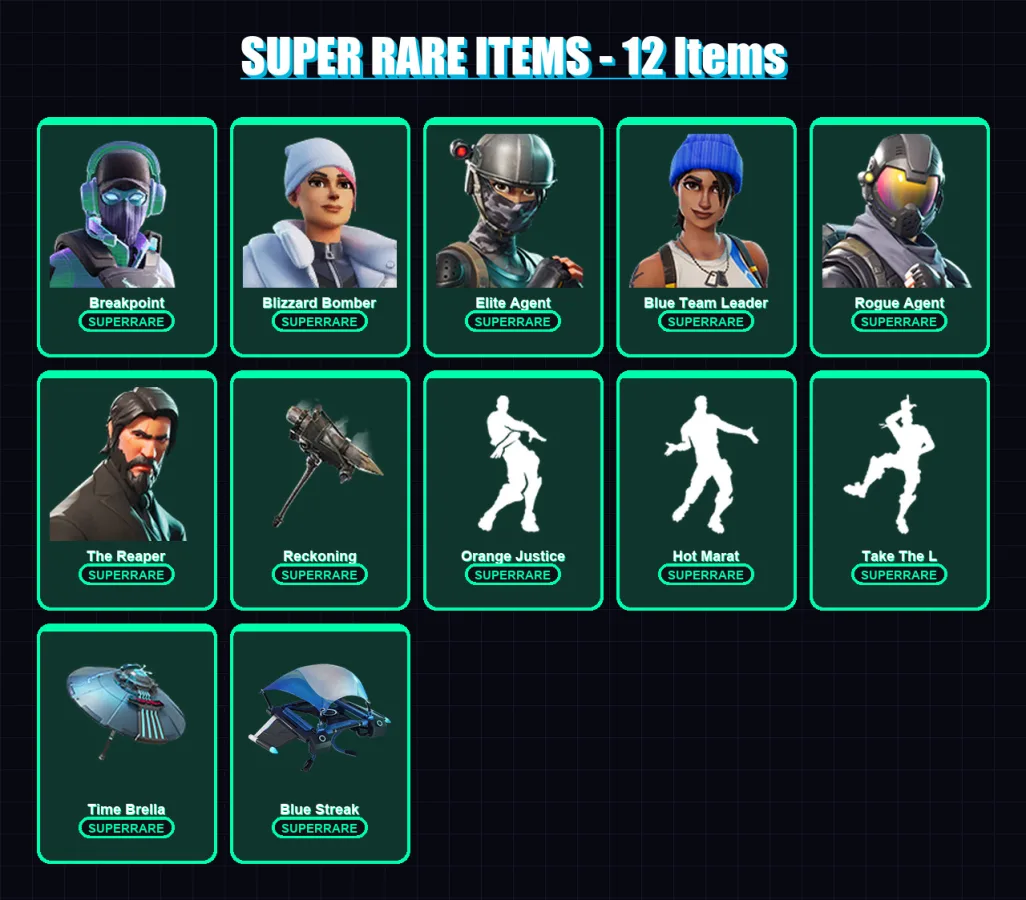 [PS4/PS5/XBOX/PC] | Breakpoint | Blizzard Bomber | Elite Agent | 139 skin | Lv1888
