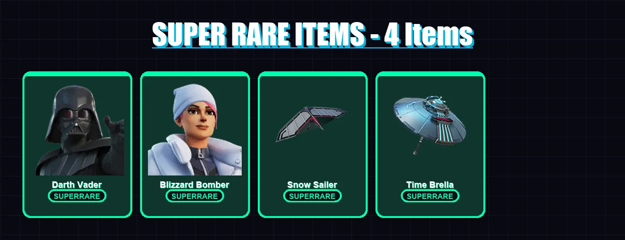 [PC] | Darth Vader | Blizzard Bomber | Valeria | Frozen Love Ranger | Blaze | 131 skin | 189 pickaxe | 163 emote | 128 glider | Lv2042