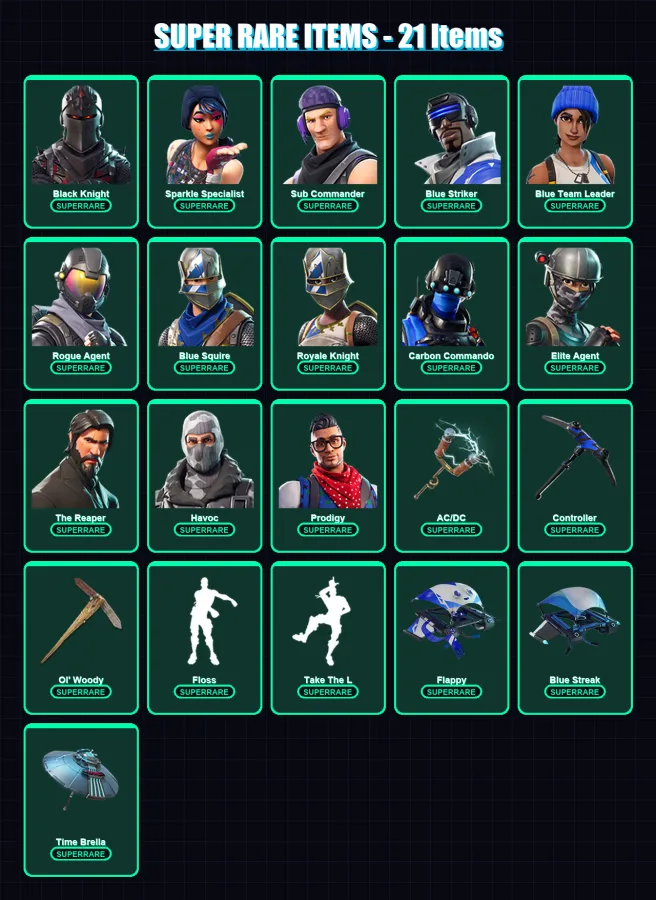 [PC/XBOX/PSN] | Black Knight | Sparkle Specialist | Sub Commander | 62 skin | Lv1383