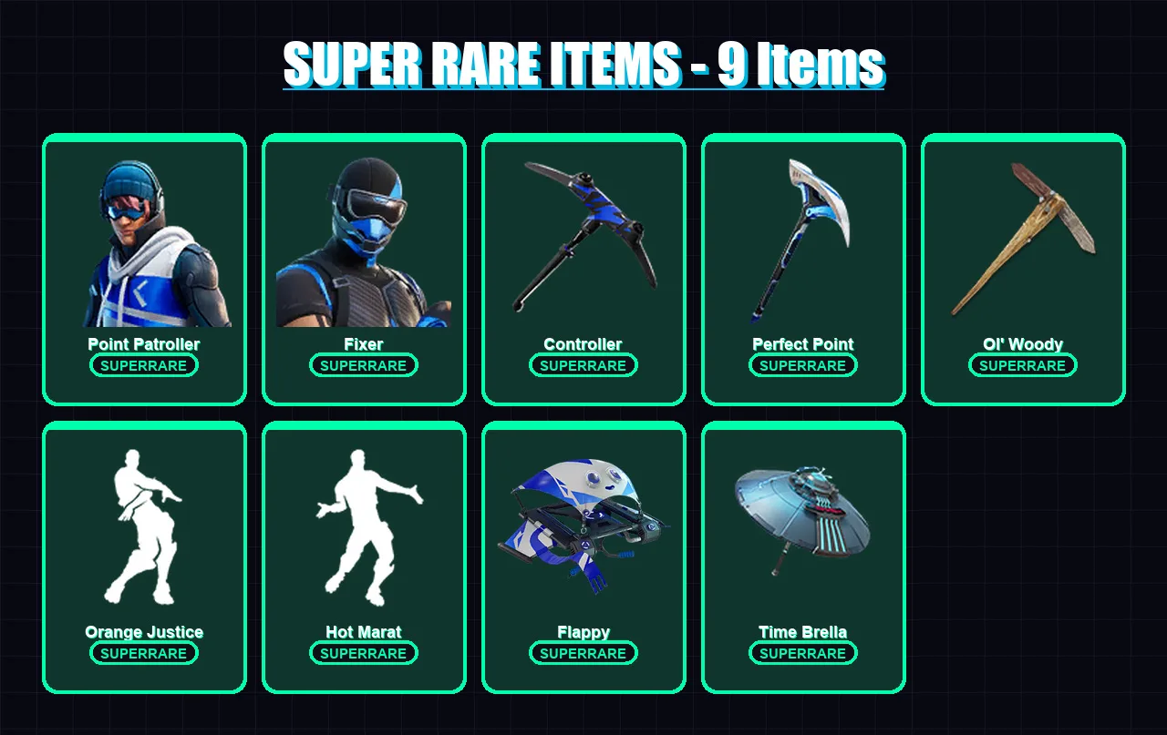 [PC/XBOX] | Point Patroller | Fixer | Peter Griffin | Sentinel | Valeria | 97 skin | 127 pickaxe | 84 emote | 99 glider | Lv1538 — Fortnite account