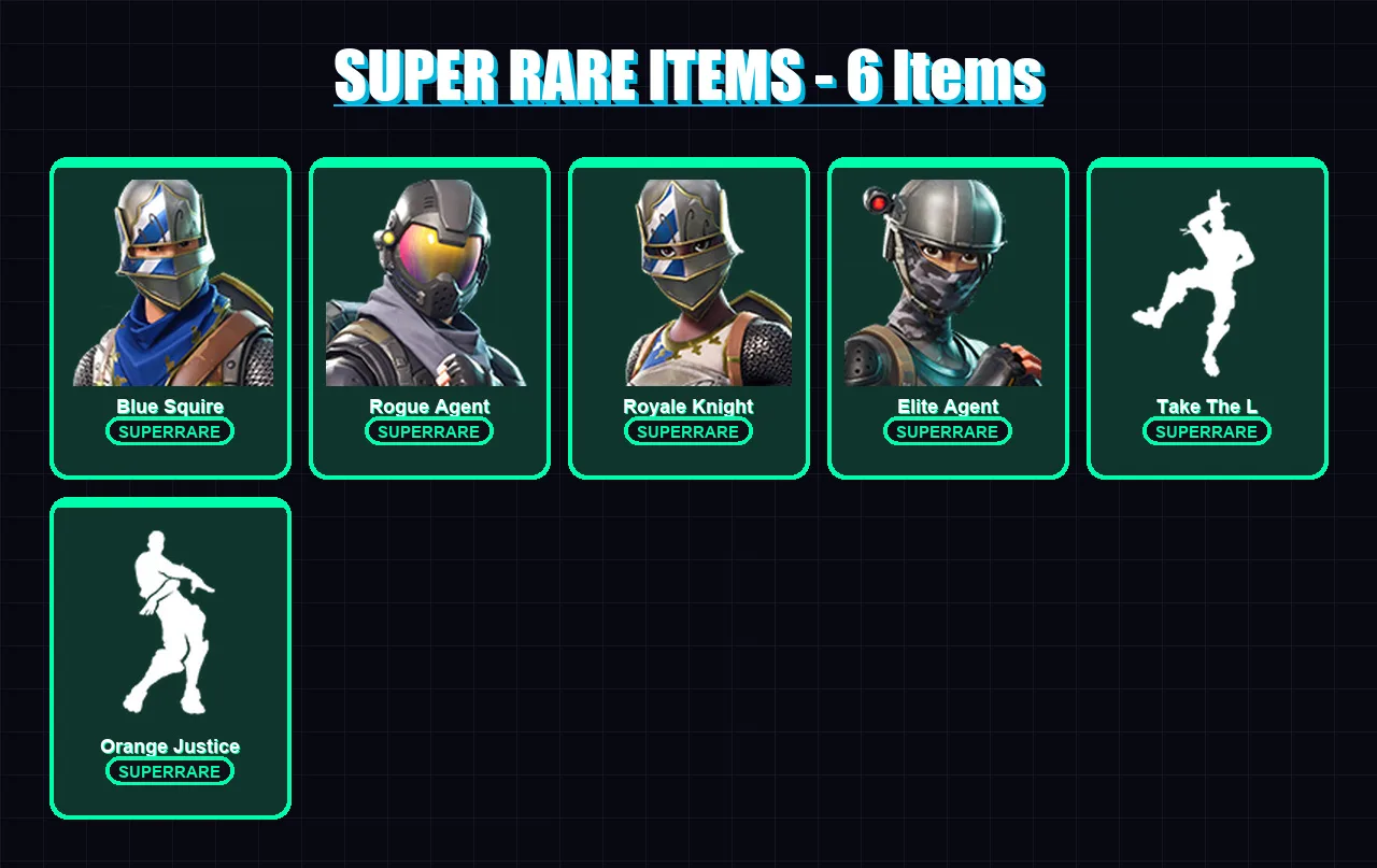 [PS4/PS5/PC] | Blue Squire | Rogue Agent | Royale Knight | Elite Agent | Dark Voyager | 21 skin | 12 pickaxe | 26 emote | 21 glider | Lv279