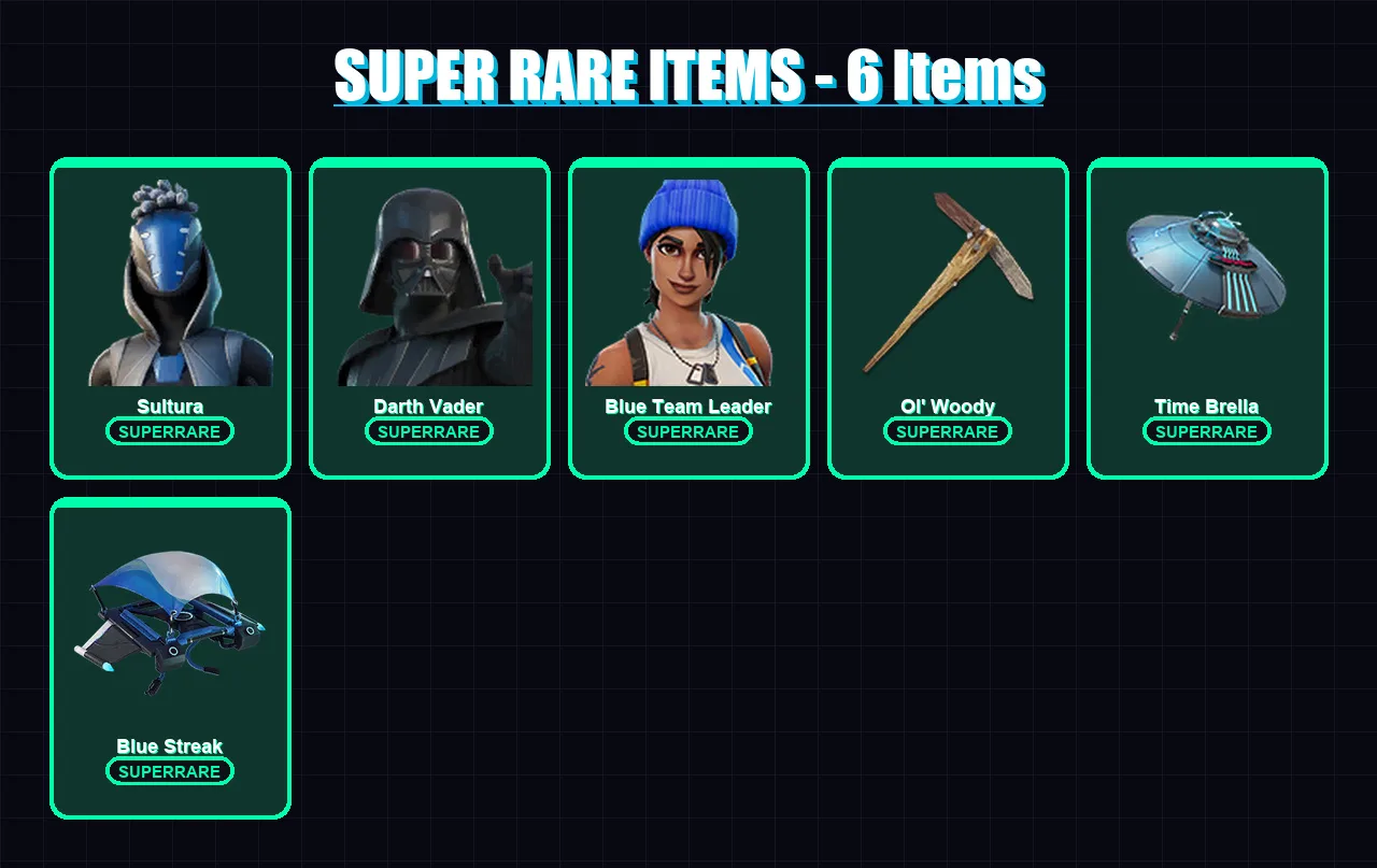 [PC/XBOX] | Brilliant Bomber | Sultura | Darth Vader | 98 skin | Lv1022 — Fortnite account
