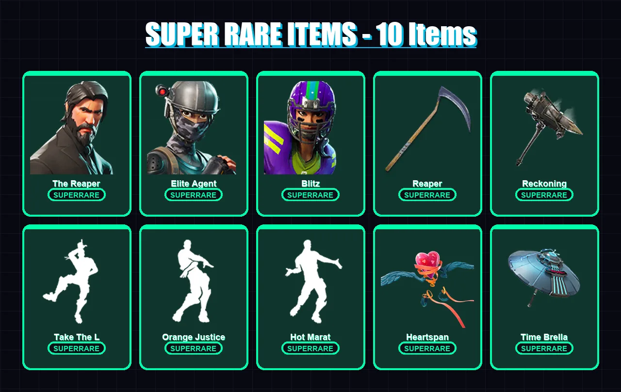 [PS4/PS5/XBOX/PC] | The Reaper | Elite Agent | Blitz | Dire | Ragnarok | 79 skin | 46 pickaxe | 66 emote | 57 glider | Lv1033