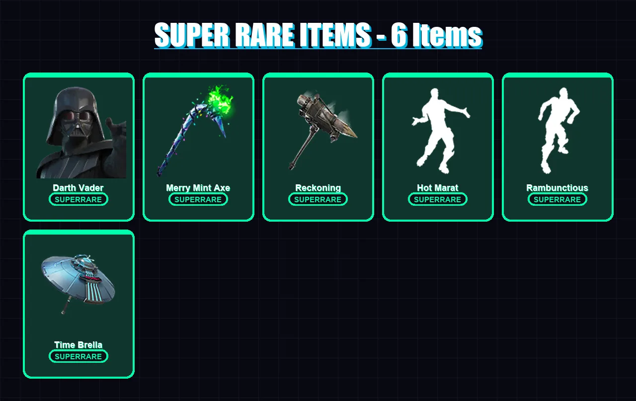 [SWITCH/XBOX/PSN/PC] | Darth Vader | The Foundation | Fade | Singularity | Ragnarok | 138 skin | 143 pickaxe | 136 emote | 149 glider | Lv1635