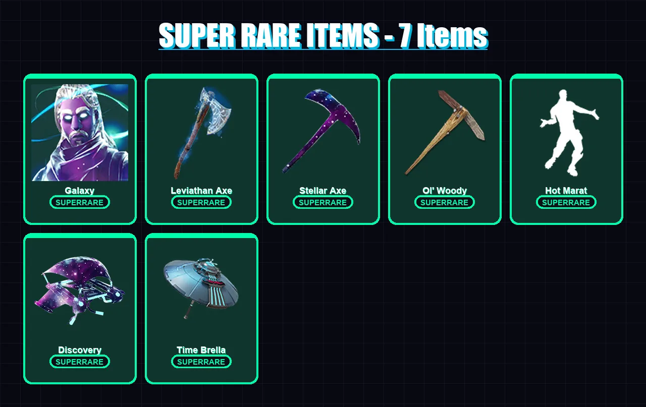 [PC/XBOX/PSN] | Galaxy | Valeria | Vendetta | Peter Griffin | Omegarok | 152 skin | 203 pickaxe | 169 emote | 131 glider | Lv2053